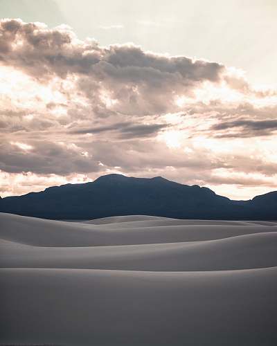 united states gray clouds above mountains desert